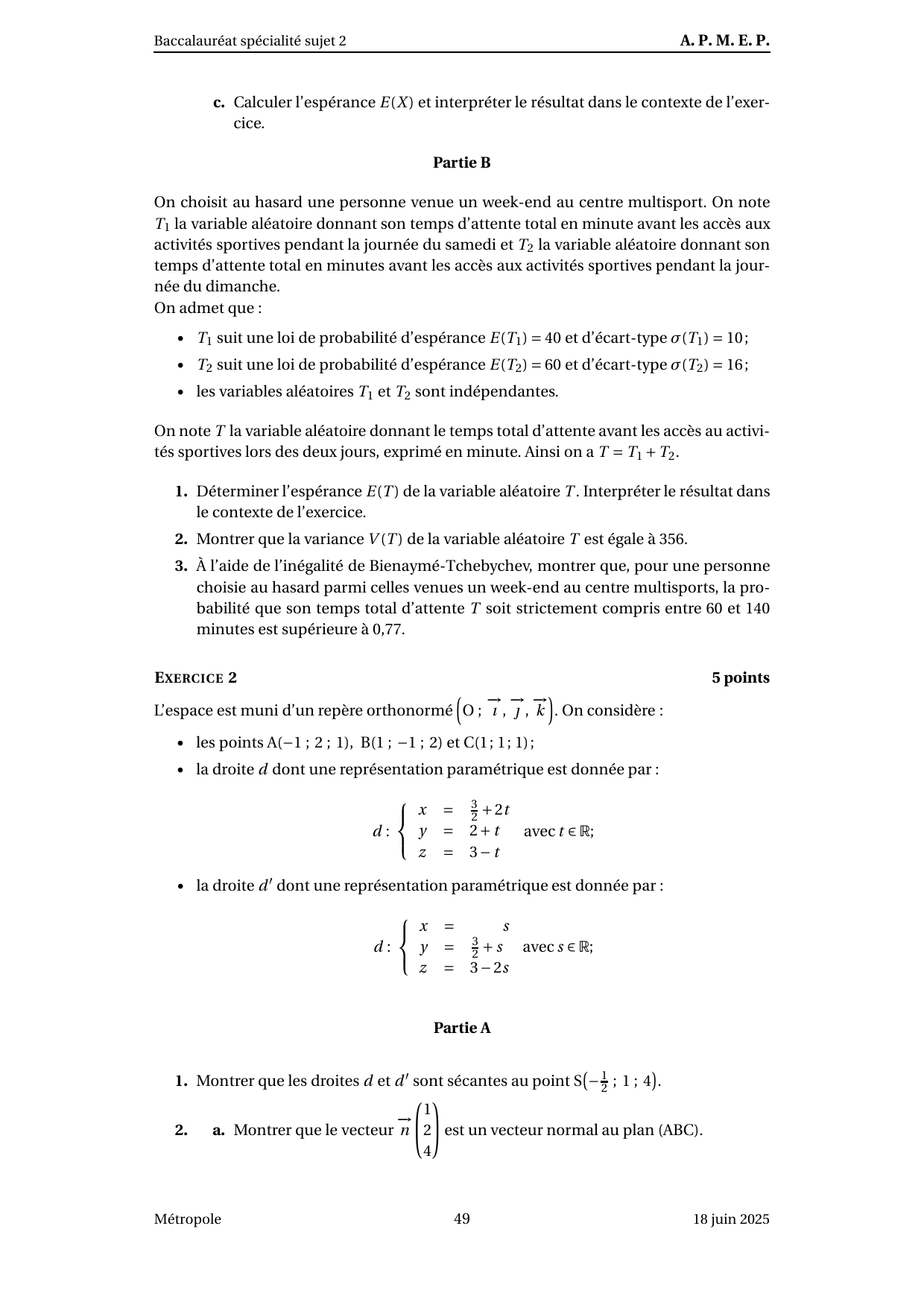 Sujet officiel Métropole 18 juin 2025 - page 49