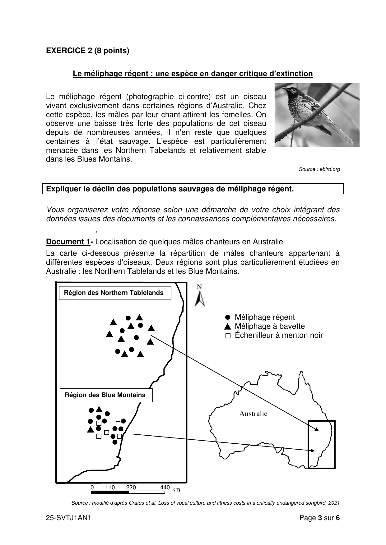 AN J1 2025 - page 3 (Exercice 2 : question + Document 1)