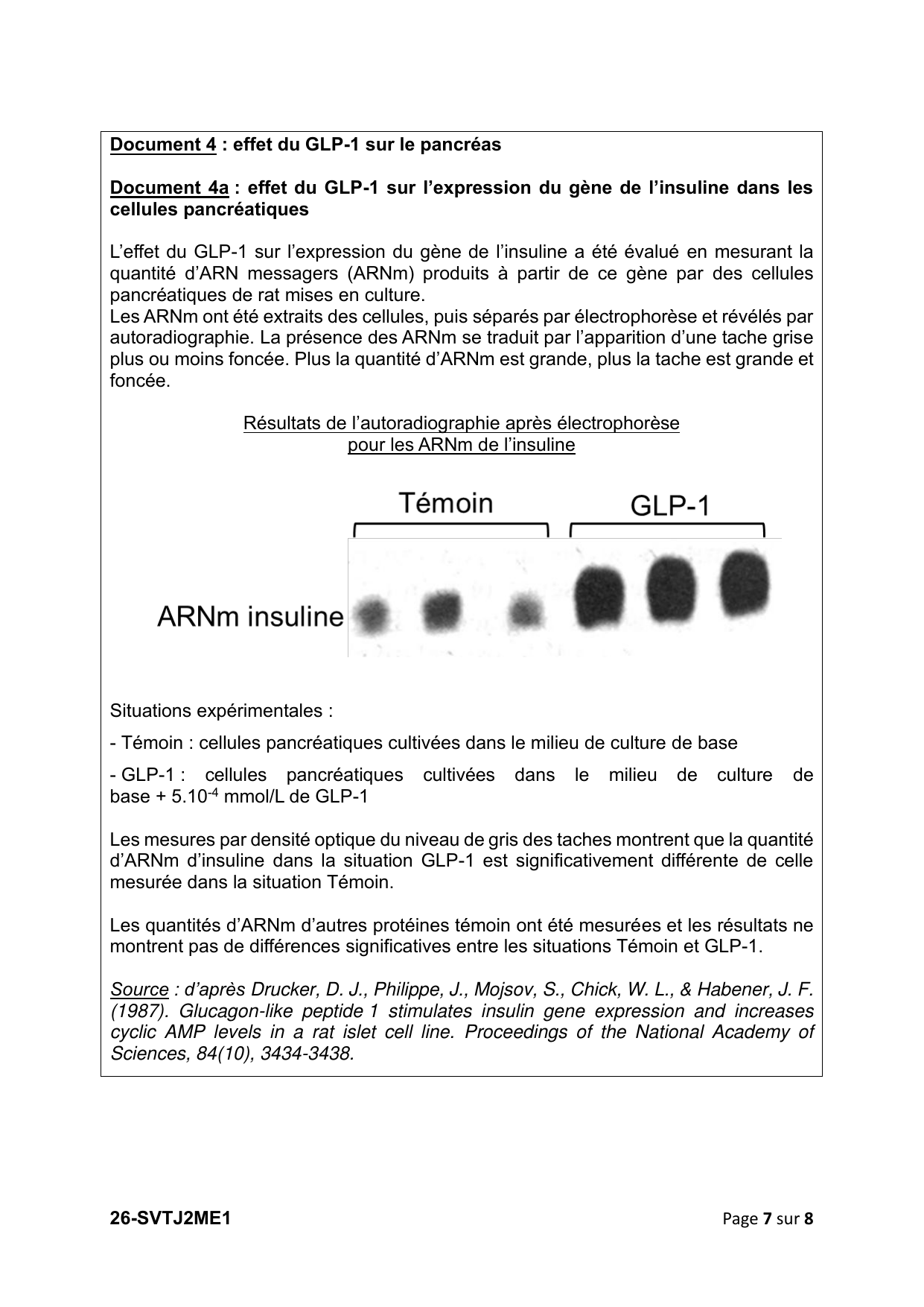 page 7 - Doc 4 (GLP-1 → expression du gène de l'insuline)